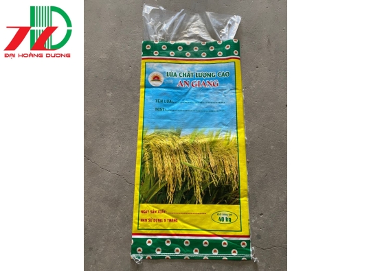 Bao bì pp dệt đựng lúa giống [ Miễn Phí Thiết Kế ]